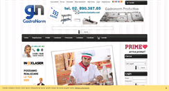 Desktop Screenshot of gastronorm.it